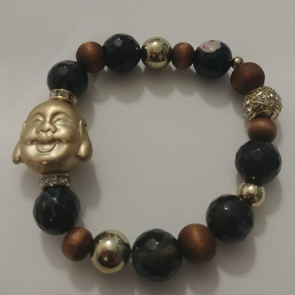 Buddha Multicolor Bead Bracelet